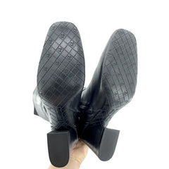 Donald J. Pliner Goa Black Leather Tall Boots