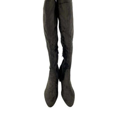 Marc Fisher Jayne Grey Faux Suede Over the Knee Boots