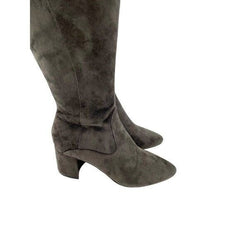 Marc Fisher Jayne Grey Faux Suede Over the Knee Boots