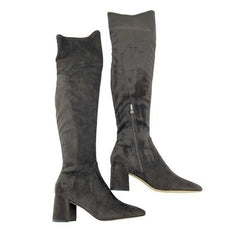 Marc Fisher Jayne Grey Faux Suede Over the Knee Boots