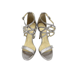 Icone Silver Metallic Leather Sandals