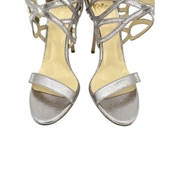 Icone Silver Metallic Leather Sandals
