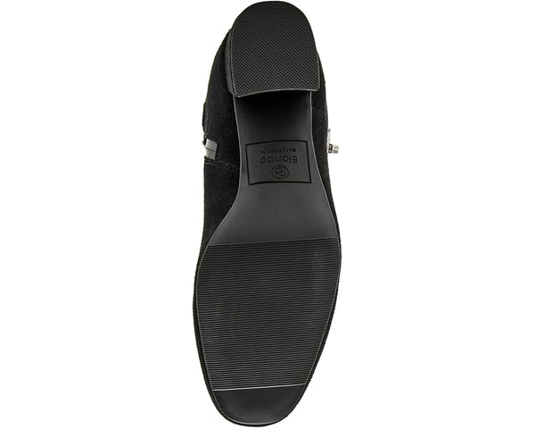Blondo Elana Black Nubuck Suede Leather Ankle Boots