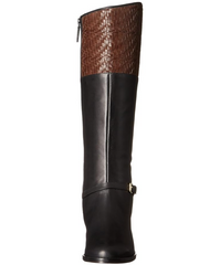 Cole Haan Genevieve Woven Leather Riding Boots