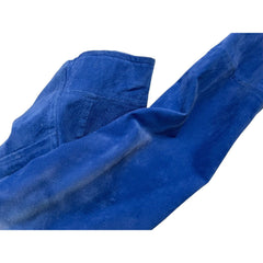 SL8 BlankNYC Blue Suede Leather Moto Jacket - PRE-OWNED