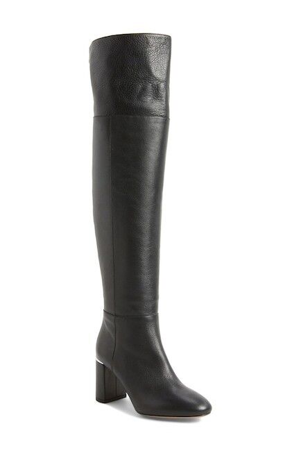 Lewit Renata Black Leather Over the Knee Boots