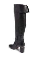 Lewit Renata Black Leather Over the Knee Boots