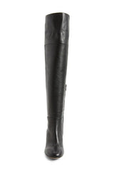 Lewit Renata Black Leather Over the Knee Boots