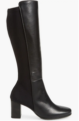 Paul Green Belmont Leather Knee High Black Boots