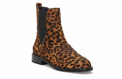 Rebecca Minkoff Sabeen Leopard Print Fur Studded Ankle Boots