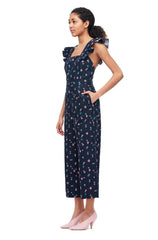 Rebecca Taylor Farren Floral Print Jumpsuit