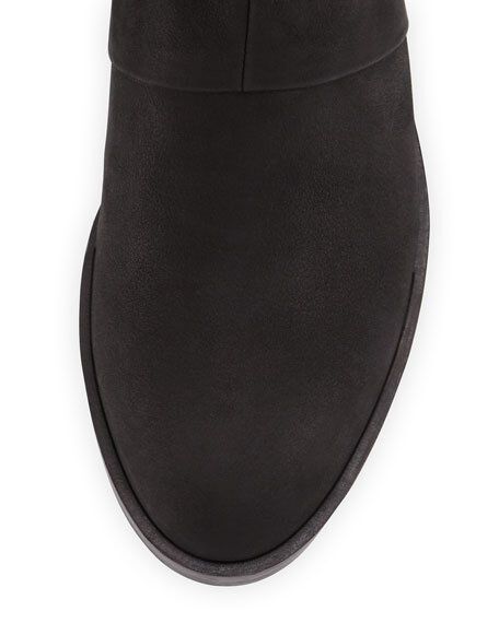 Sam Edelman Josephine Slouch Pull On Fringe Suede Leather Boots