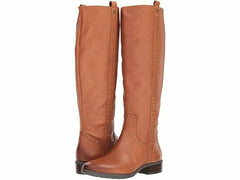 Sam Edelman Soft Studded Leather Riding Boot Whiskey Brown