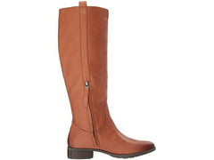 Sam Edelman Soft Studded Leather Riding Boot Whiskey Brown