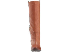 Sam Edelman Soft Studded Leather Riding Boot Whiskey Brown