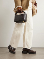 Stuart Weitzman Hudson Lite Genuine Shearling Lined Lace-Up Booties