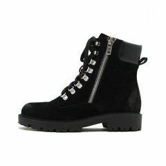 Charles By Charles David Rocky Suede Leather Ankle Combat Boots