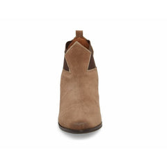 Klub Nico Taupe Suede Leather Star Chelsea Ankle Booties