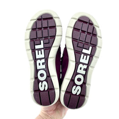 Sorel Explorer Joan Faux Fur Dark Red Suede Leather Winter Boots