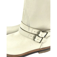 Timberland Riley Flair Pull On Fur Lining Cream Leather Boots - Defect