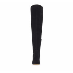 Vince Camuto Cherline Black Suede Leather Over the Knee Boots
