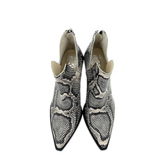 Vince Camuto Gigietta Ash Snakeskin Ankle Boots
