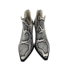 Vince Camuto Gigietta Ash Snakeskin Ankle Boots