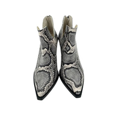 Vince Camuto Gigietta Ash Snakeskin Ankle Boots