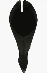 Sam Edelman Julee Black Suede Leather Over the Knee Boots