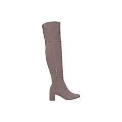 Taryn Rose Catherine Gray Suede Leather Over The Knee Boots