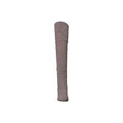Taryn Rose Catherine Gray Suede Leather Over The Knee Boots