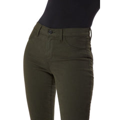 J Brand 485 Ivy Vine Green Super Skinny Sateen Jeans
